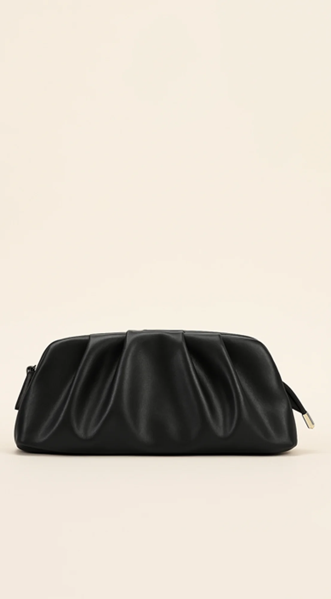 Ava Lux PU Leather Clutch bag - Black - Image 3