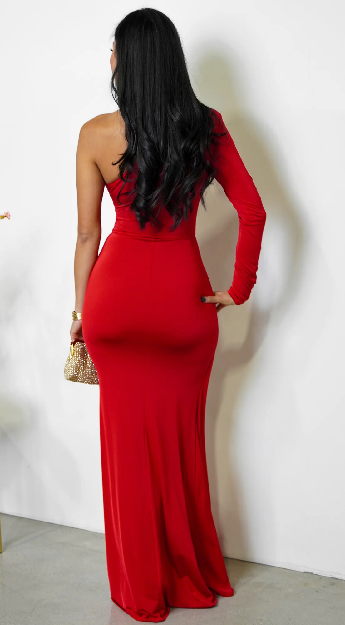 Avyan Maxi Dress - Red - Image 2