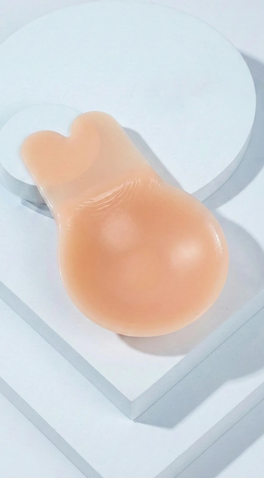 Bunny Ears Silicone Pasties - Nude - Image 2