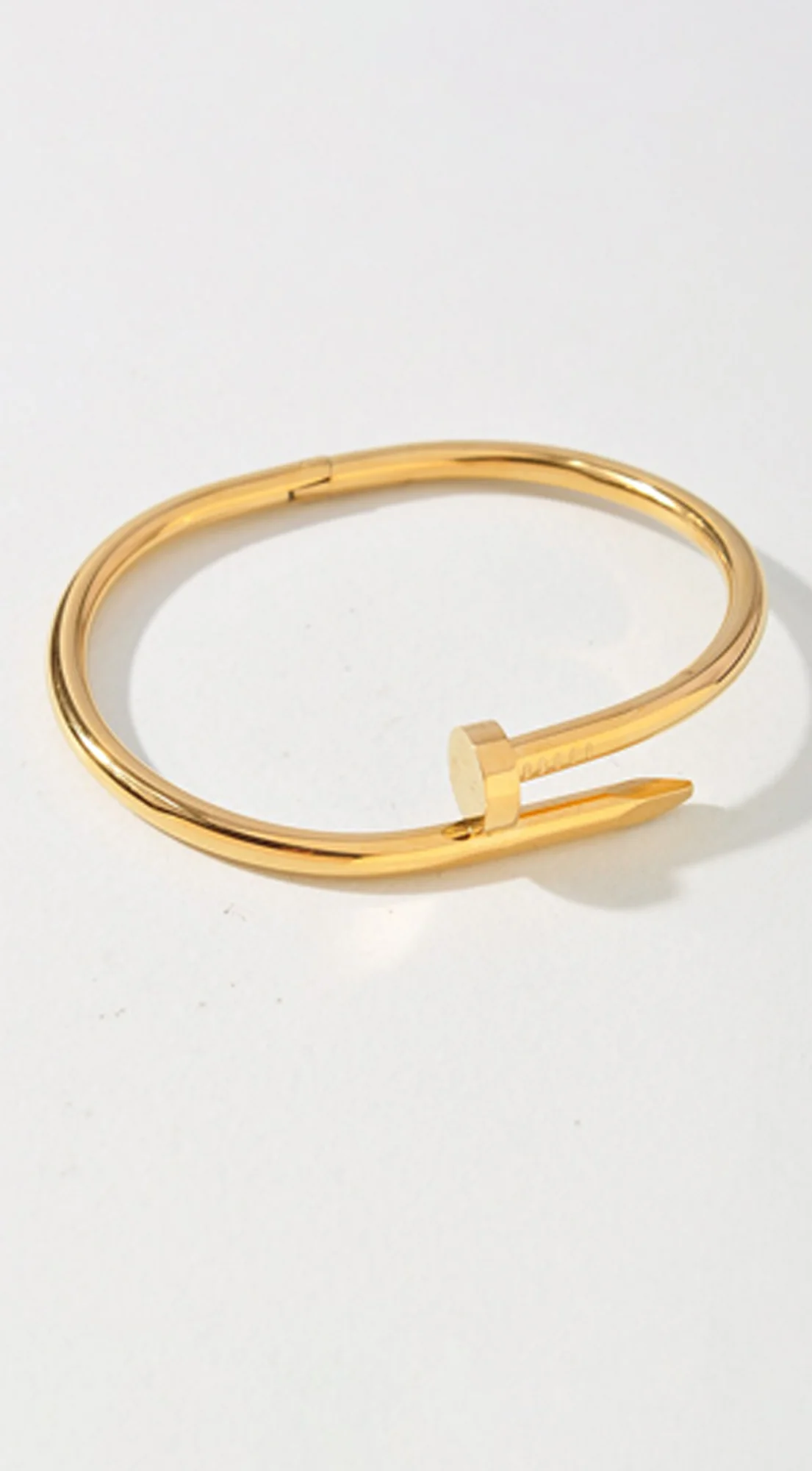 Elegance Nail Bracelet - Gold - Image 2