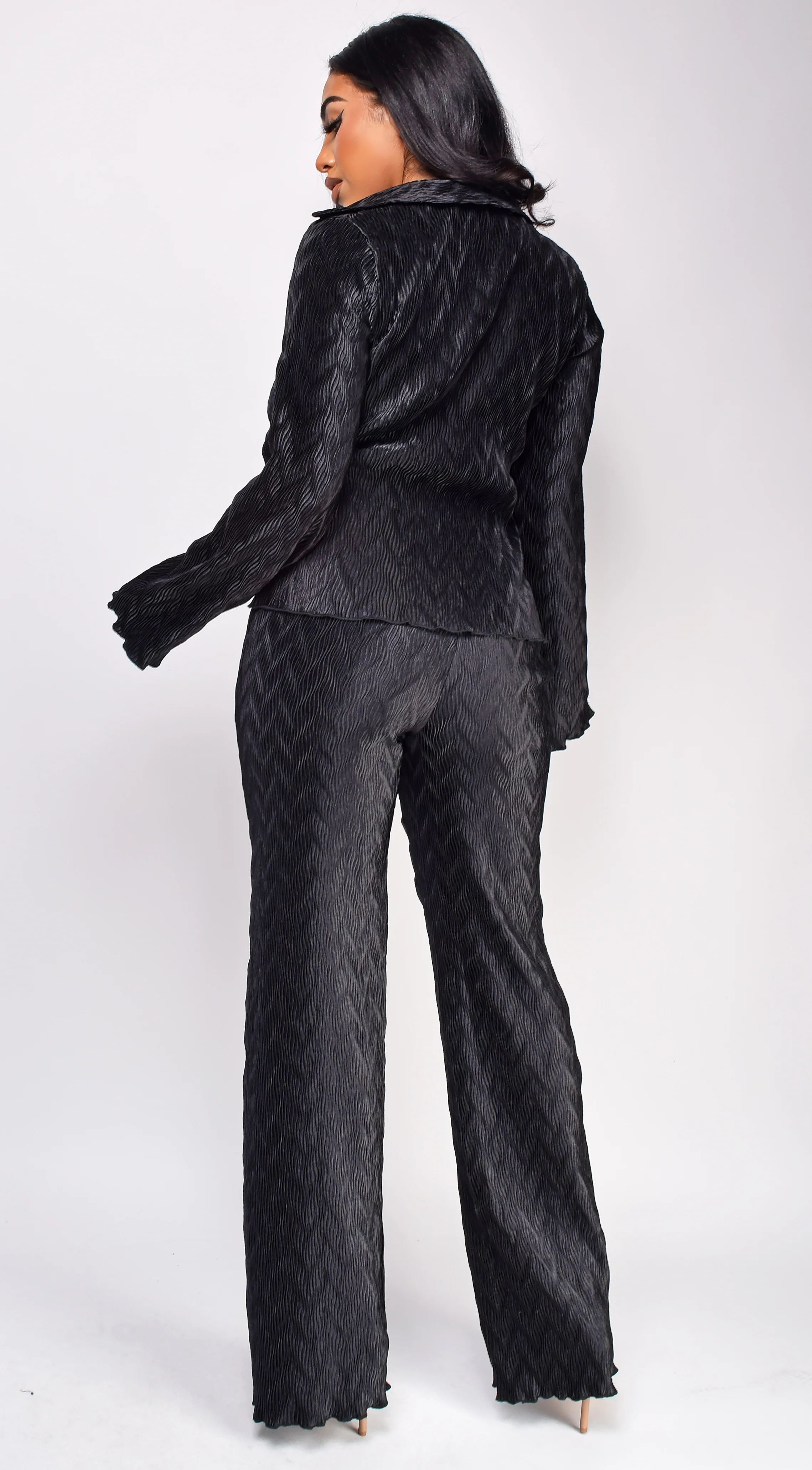 Elliana Black Long Sleeve Pants Set - Image 3