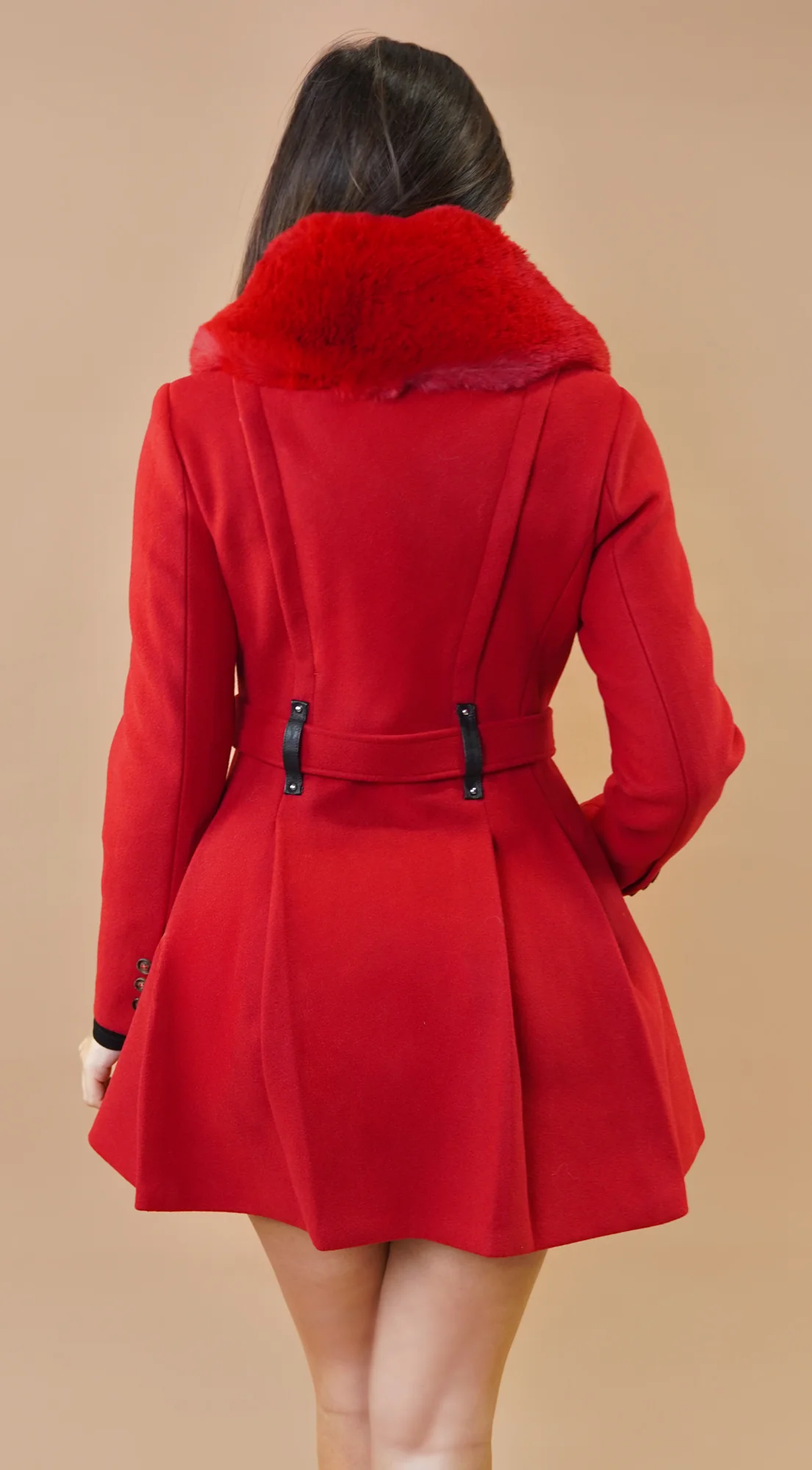 Elysian Coat - Red - Image 3