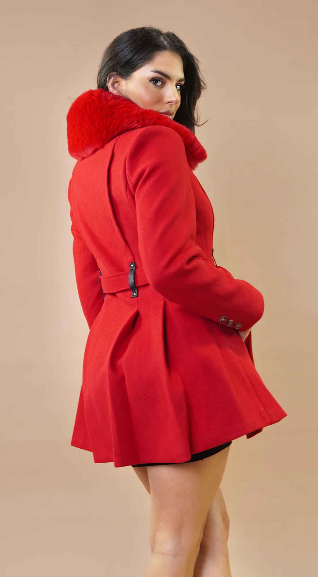 Elysian Coat - Red - Image 5