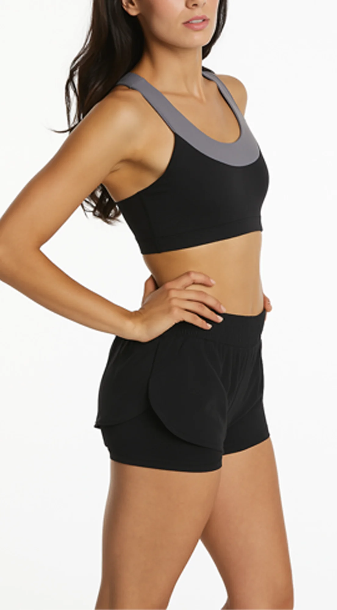 Knock Down Training Bra - Black - Image 3