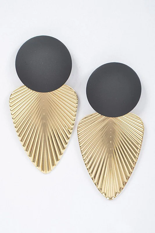 Liora Dangle Earrings - Gold - Image 2