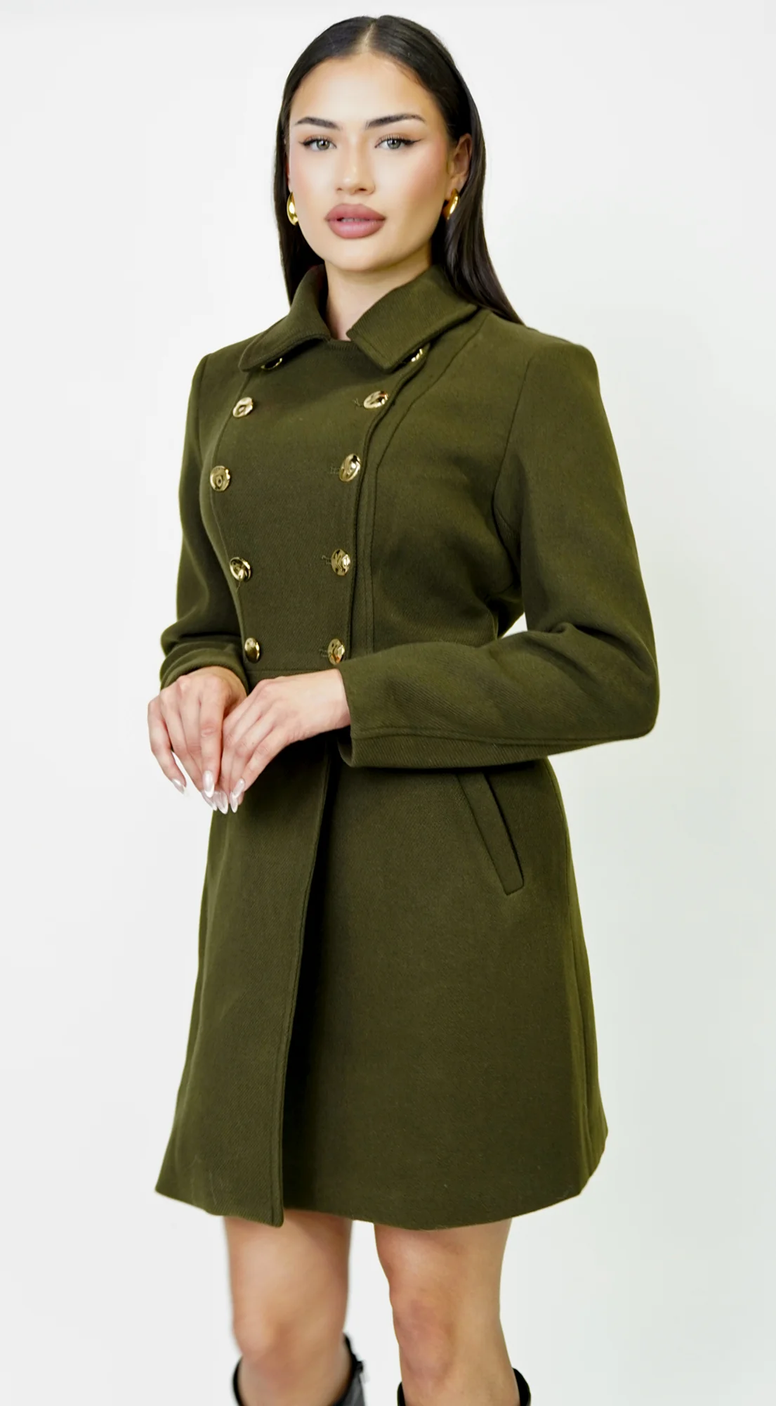 Miro Peacoat - Olive - Image 6