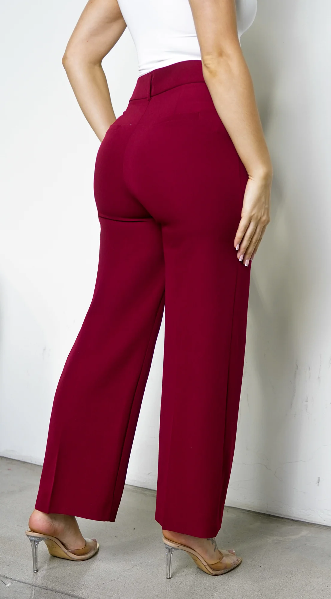 Rivane Pants - Burgundy - Image 4