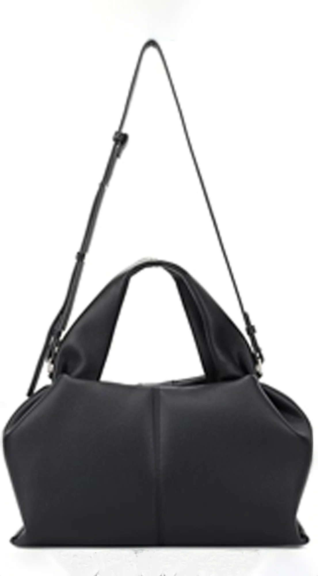 Sophia Lux Soft PU Leather Handbag - Black - Image 6