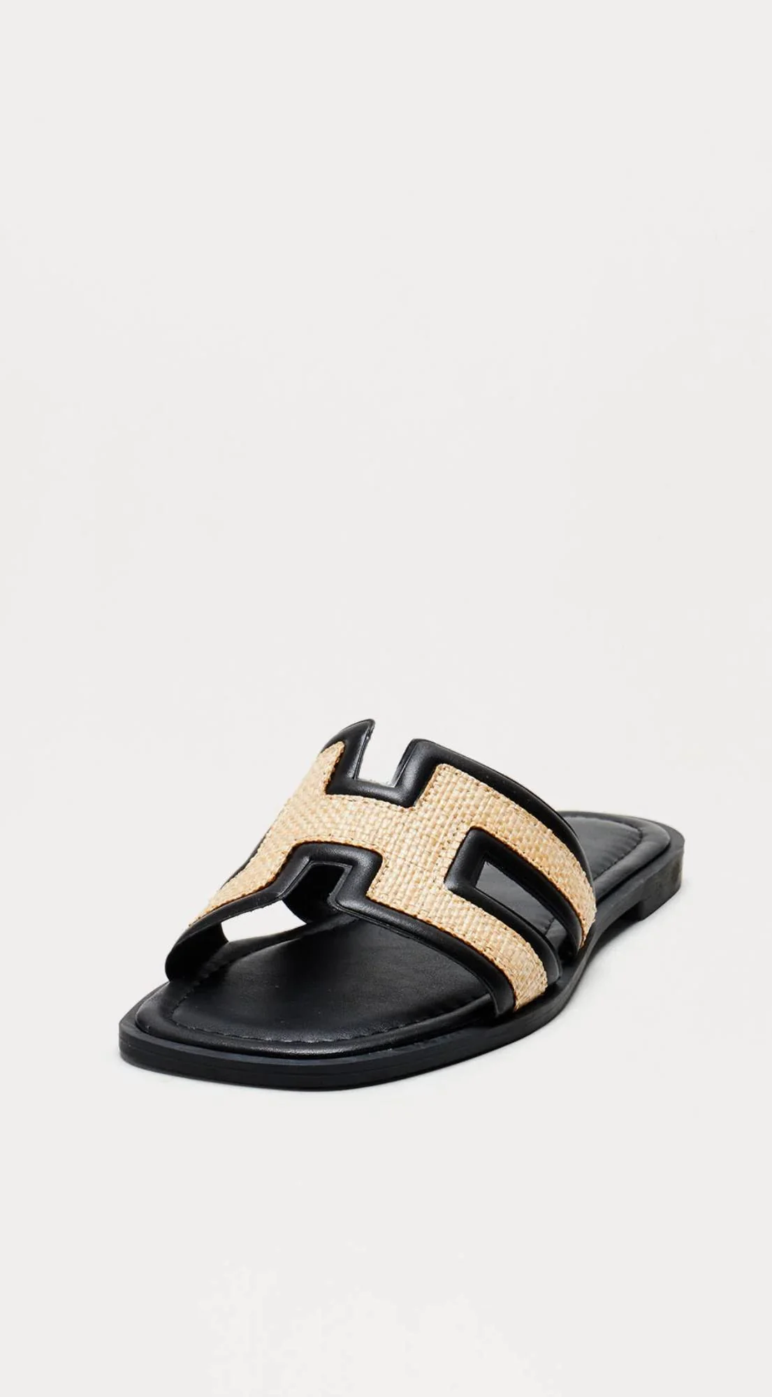 Valenza H Flat Sandal - Black - Image 3