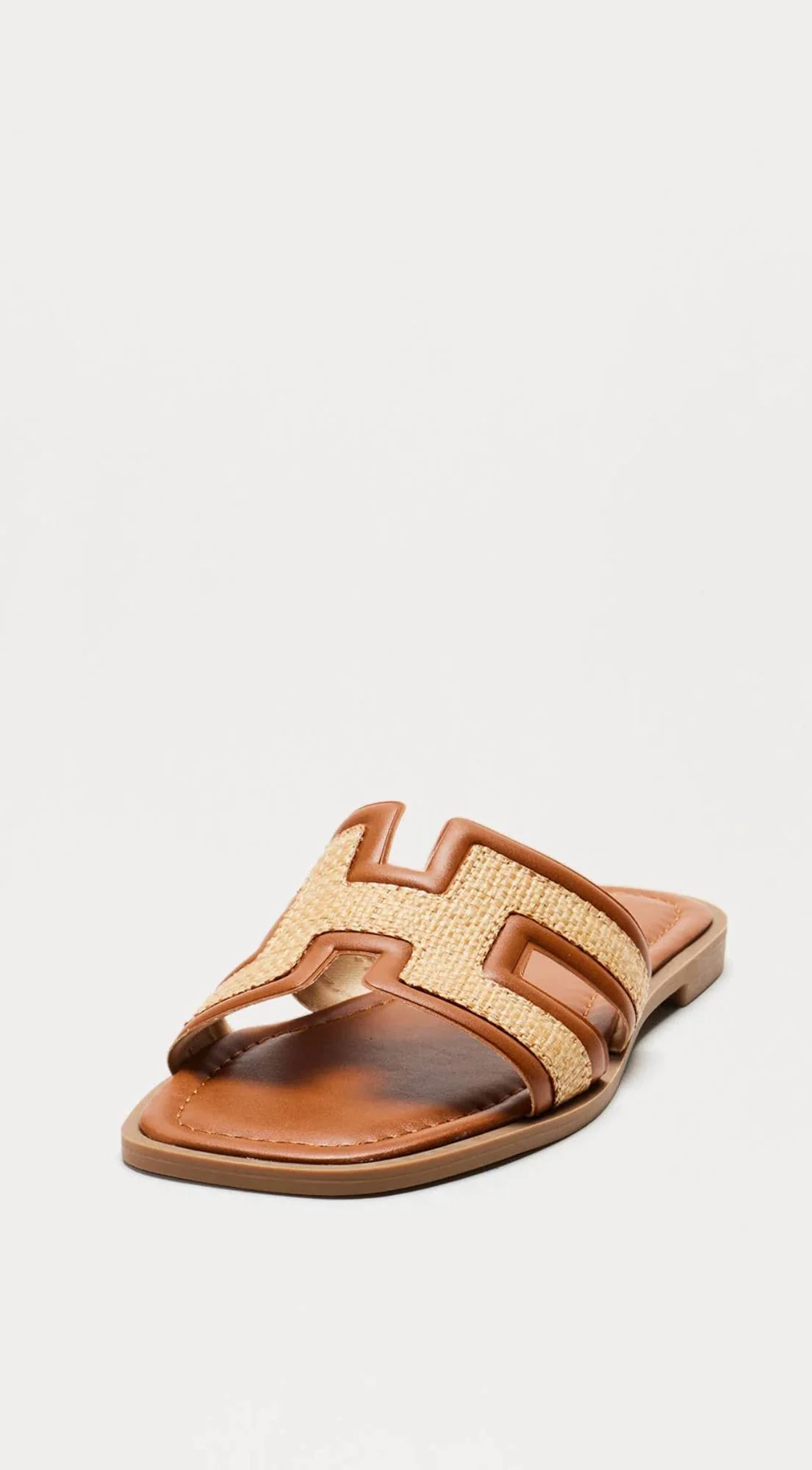Valenza H Flat Sandal - Brown - Image 2