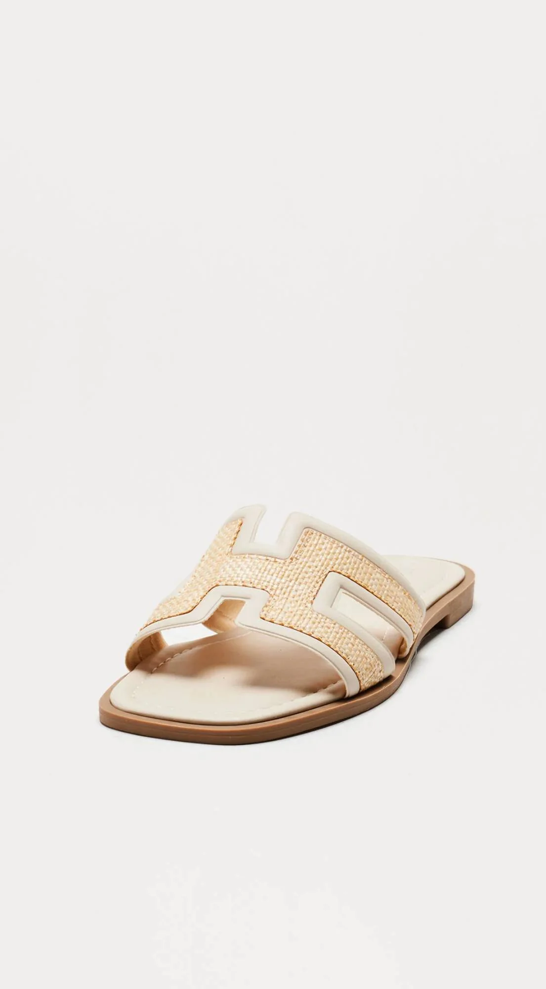 Valenza H Flat Sandal - White - Image 2